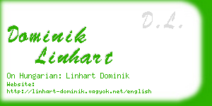 dominik linhart business card